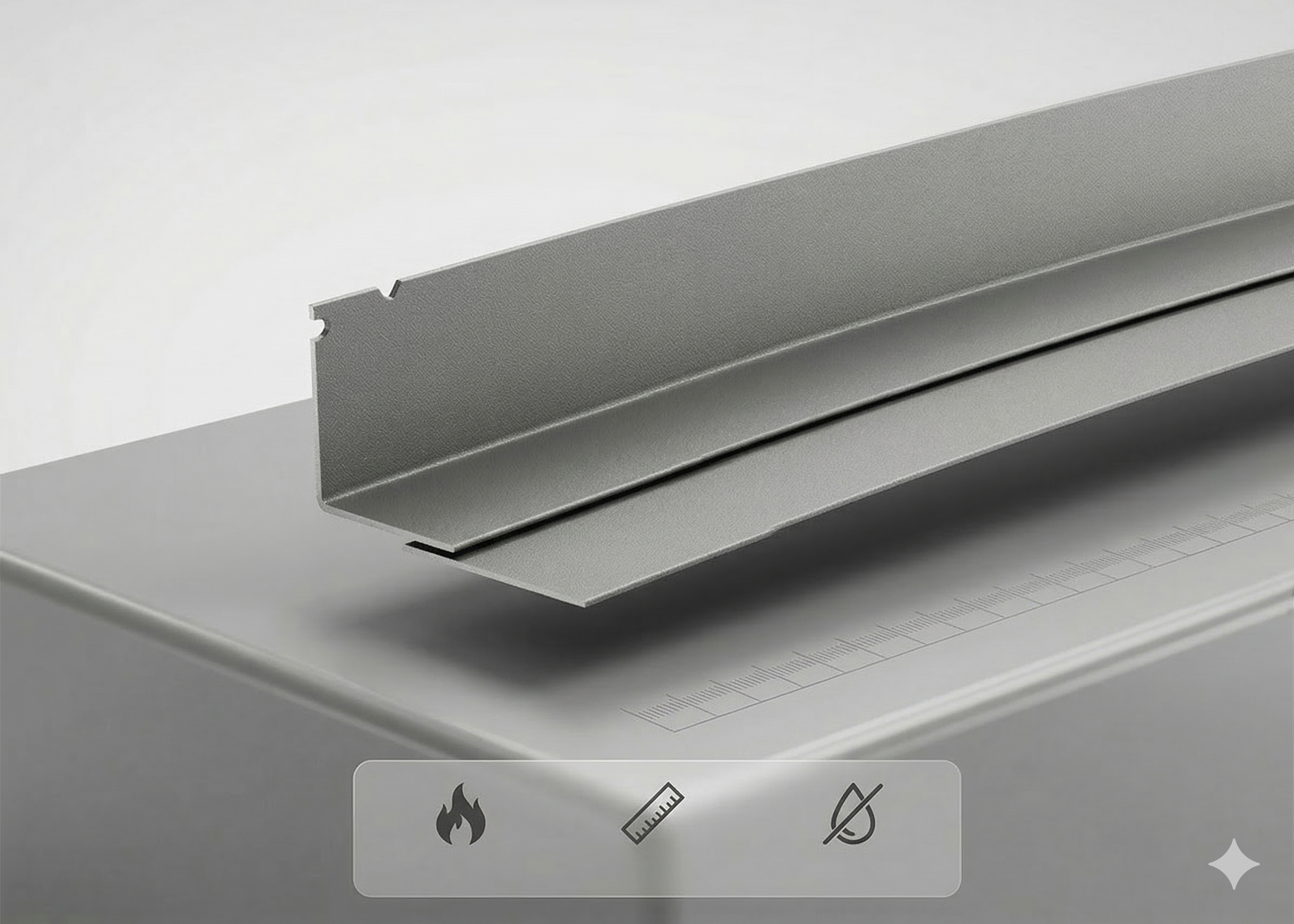 V nhôm ốp trong 38*38mm dày 0.80mm Tấm Panel